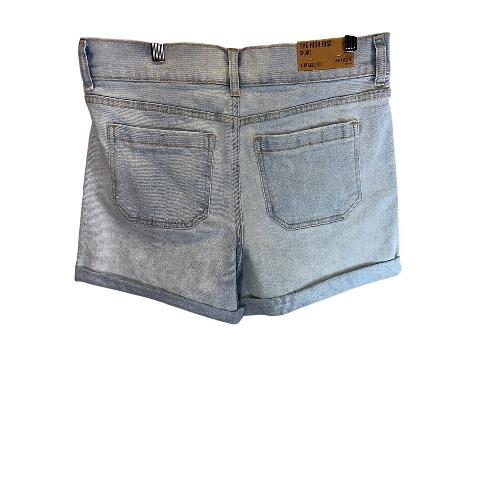 Kensie Jeans Vintage Luxe High Rise Shorts Size 6/28 NWT Women’s Denim - Picture 2 of 6
